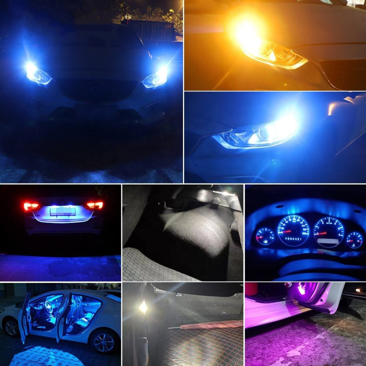 4pcs T10 DC12V / 0.84W / 0.07A / 150LM Car Clearance Light 5LEDs SMD-3030 Lamp Beads with lens (Blue Light) - Clearance Lights by PMC TechLife | Online Shopping South Africa | PMC TechLife | Buy Now Pay Later Mobicred