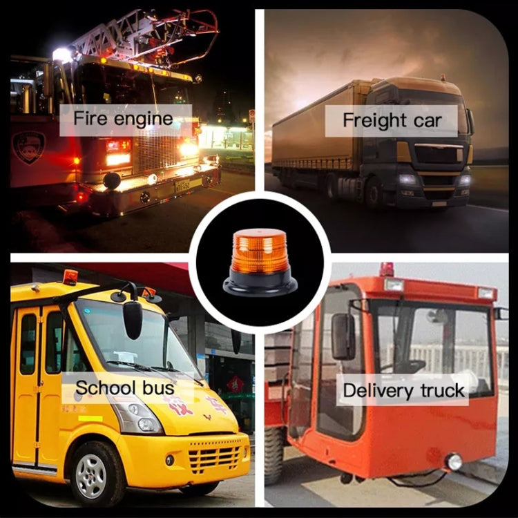 School Bus Engineering Vehicle Safety Warning Light Rear-end Collision Yellow Signal Lamp (Yellow Light) - Warning Lights by PMC TechLife | Online Shopping South Africa | PMC TechLife | Buy Now Pay Later Mobicred