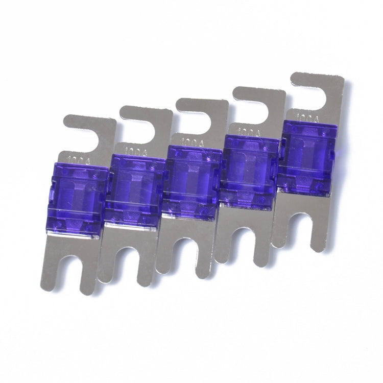 5 PCS Car Audio AFS Mini ANL 100Amp Fuse Nicked Plated - Fuse by PMC TechLife | Online Shopping South Africa | PMC TechLife | Buy Now Pay Later Mobicred