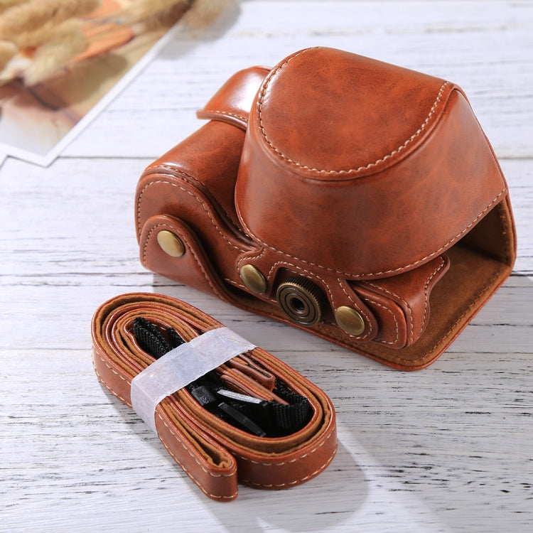 Full Body Camera PU Leather Case Bag with Strap for Sony A6000 / A6300 / Nex 6(Brown) - free shipping - PMC TechLife - Order now!