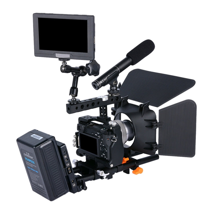YELANGU YLG0905A Camera Video Cage Handle Stabilizer for Sony A6000/A6300/A6400/A6500(Black) - free shipping - PMC TechLife - Order now!