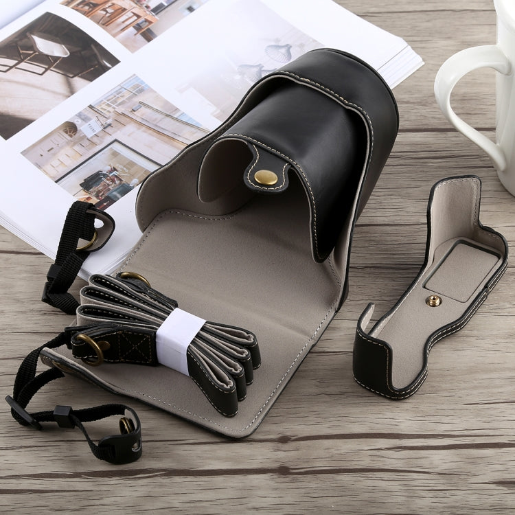 Full Body Camera PU Leather Case Bag with Strap for Fujifilm X-A5 (Black) - free shipping - PMC TechLife - Order now!