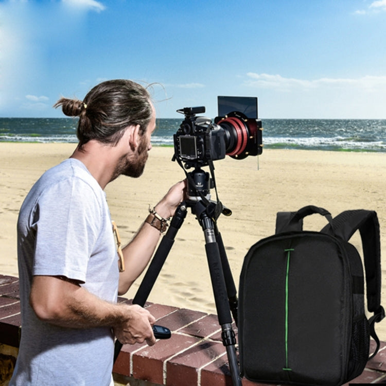 DL-B028 Portable Casual Style Waterproof Scratch-proof Outdoor Sports Backpack SLR Camera Bag Phone Bag for GoPro, SJCAM, Nikon, Canon, Xiaomi Xiaoyi YI, iPad, Apple, Samsung, Huawei, Size: 27.5 * 12.5 * 34 cm(Red) - free shipping - PMC TechLife - Order now!