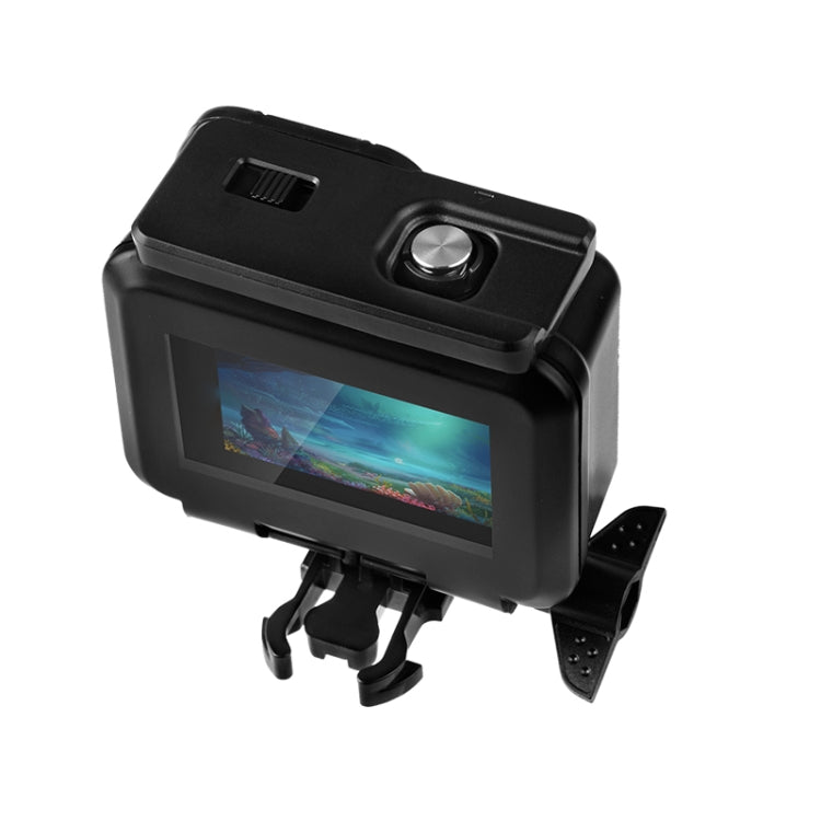 50m Waterproof Housing Protective Case with Buckle Basic Mount & Screw for GoPro HERO10 Black / HERO9 Black (Black) - Waterproof Cases by PMC TechLife | Online Shopping South Africa | PMC TechLife | Buy Now Pay Later Mobicred