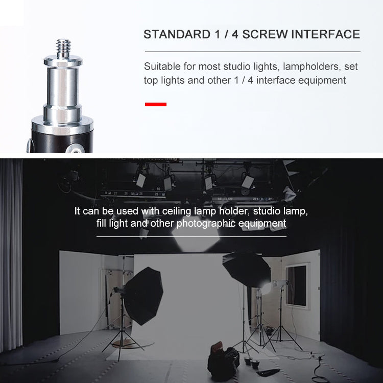 TRIOPO Oubao 1.9m Portable Studio Light Metal Tripod - free shipping - PMC TechLife - Order now!