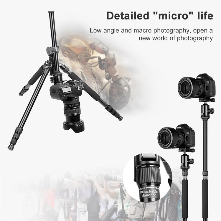 TRIOPO Oubao TA330 Horizontal Arm Tripod Mount Quick Release Center Column Boom Bracket with Tripod Ball-Head - free shipping - PMC TechLife - Order now!