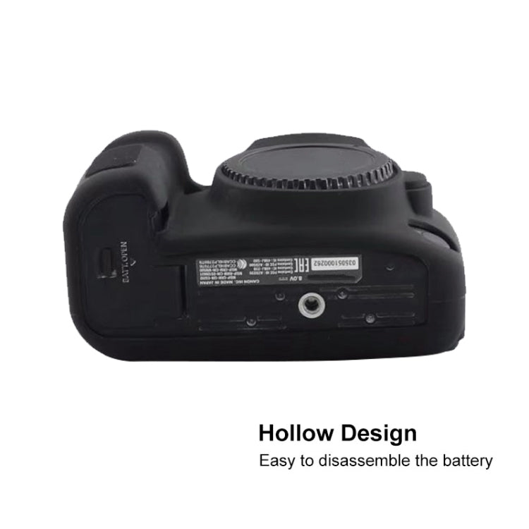 For Canon EOS 6D Mark II Soft Silicone Protective Case (Black) - Protective Case by PMC TechLife | Online Shopping South Africa | PMC TechLife | Buy Now Pay Later Mobicred