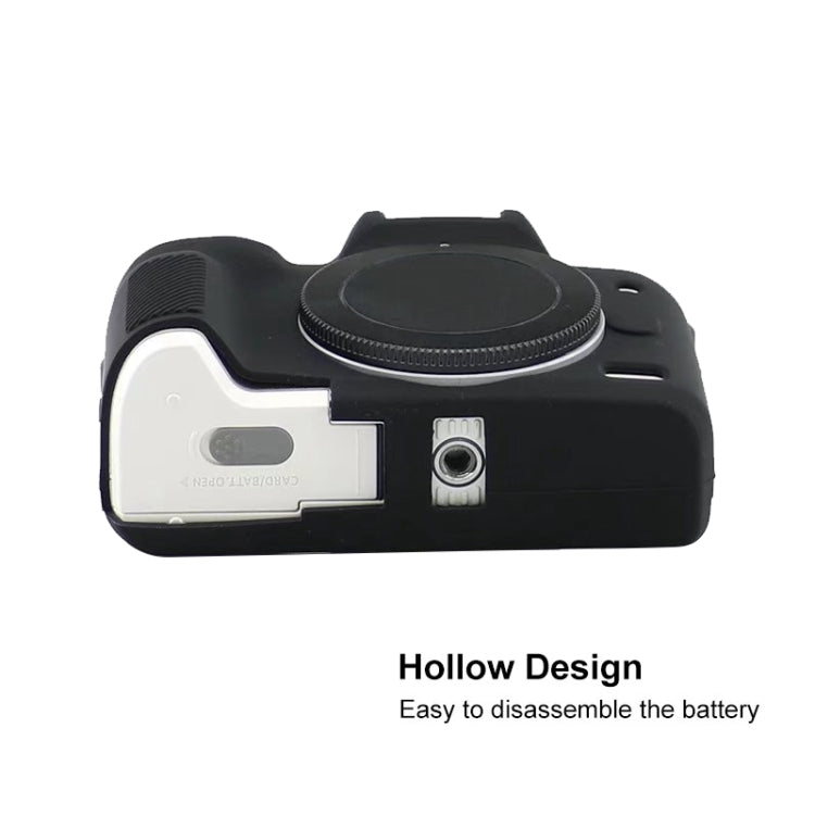 For Canon EOS M50 Mark II / M50 II Soft Silicone Protective Case(White) - Protective Case by PMC TechLife | Online Shopping South Africa | PMC TechLife | Buy Now Pay Later Mobicred