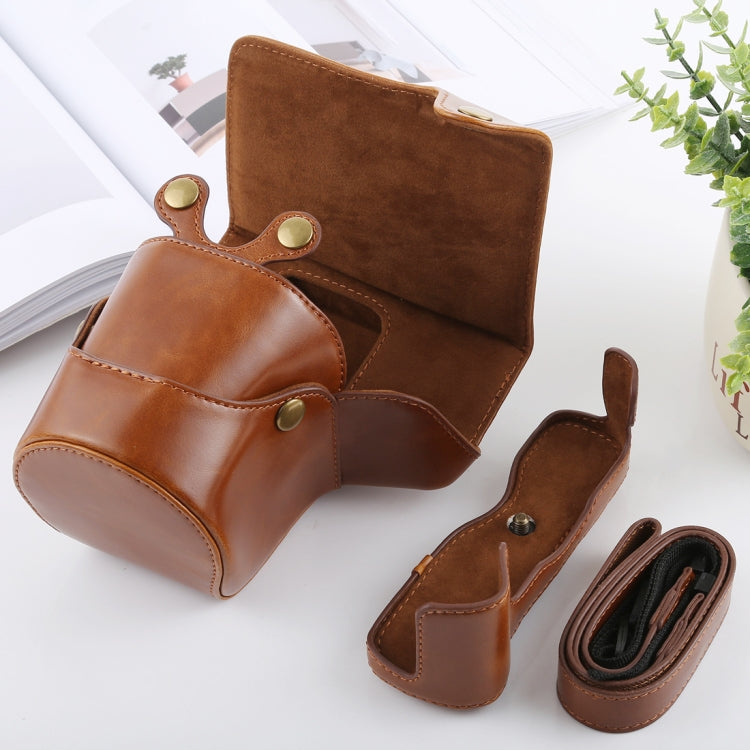Full Body Camera PU Leather Case Bag with Strap for FUJIFILM X-T3(Brown) - free shipping - PMC TechLife - Order now!
