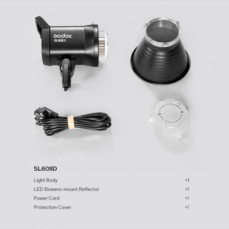 Godox SL60IID 70W 5600K Daylight Balanced LED Video Light (EU Plug) - free shipping - PMC TechLife - Order now!