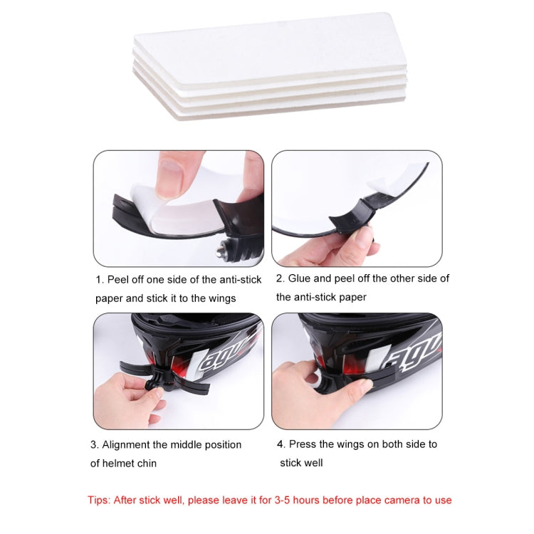 Foldable Bending Action Camera Phone Helmet Mount Kit with J-Hook Buckle & Rotation Phone Clamp & Adapter (Black) - Helmet Mount by PMC TechLife | Online Shopping South Africa | PMC TechLife | Buy Now Pay Later Mobicred