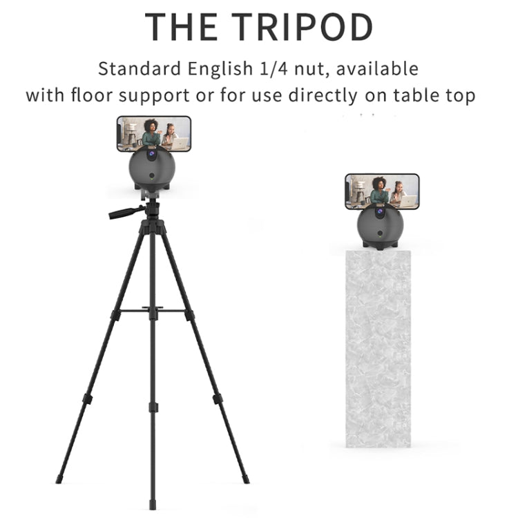 Q9 Al Gesture Recognition Two Axis Follow-up Cloud Platform(Gun Metal) - Tripod Heads by PMC TechLife | Online Shopping South Africa | PMC TechLife | Buy Now Pay Later Mobicred