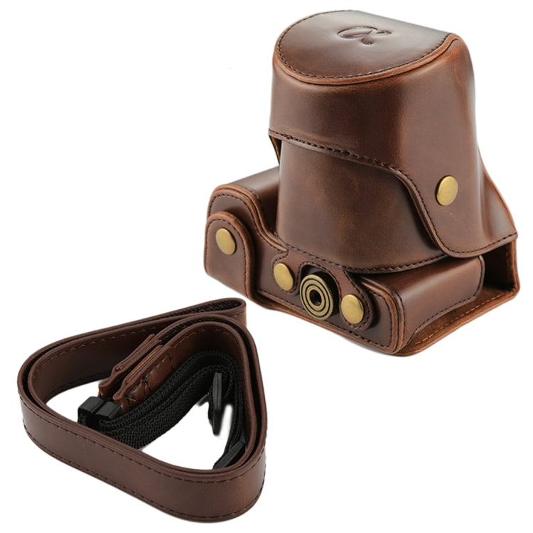 Full Body Camera PU Leather Case Bag with Strap for Sony NEX 7 / F3 (18-55mm Lens)(Coffee) - free shipping - PMC TechLife - Order now!