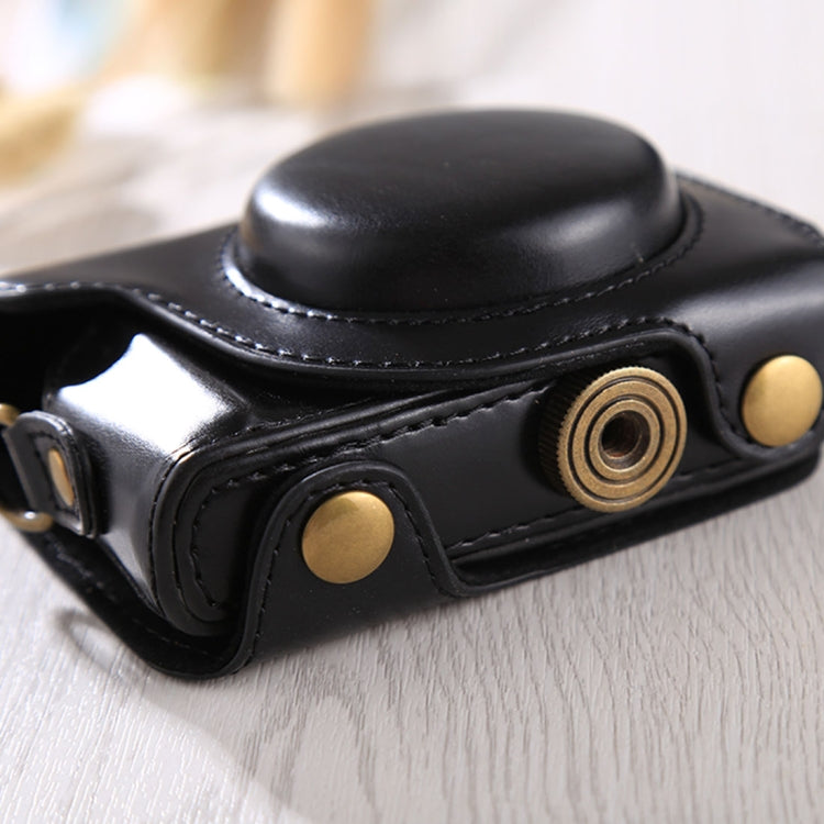 Full Body Camera PU Leather Case Bag with Strap for Canon G9X / G9X II (Black) - free shipping - PMC TechLife - Order now!
