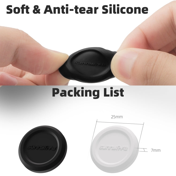 For Insta360 GO 3S Sunnylife 2pcs Black and White Scratch-resistant Lens Protective Cap - free shipping - PMC TechLife - Order now!