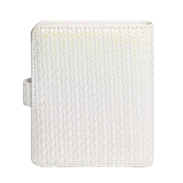 For FUJIFILM instax mini 12 Colorful Woven Leather Case Full Body Camera Bag + Photo Album with Strap (White) - Leather Bag by PMC TechLife | Online Shopping South Africa | PMC TechLife | Buy Now Pay Later Mobicred