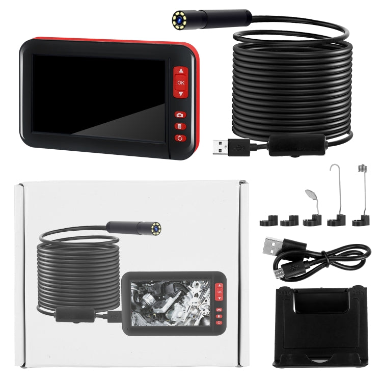 P20 4.3 Inch Screen Display HD1080P Inspection Endoscope with 8 LEDs, Length: 2m, Lens Diameter: 8mm, Hard Line - by PMC Jewellery | Online Shopping South Africa | PMC Jewellery | Buy Now Pay Later Mobicred
