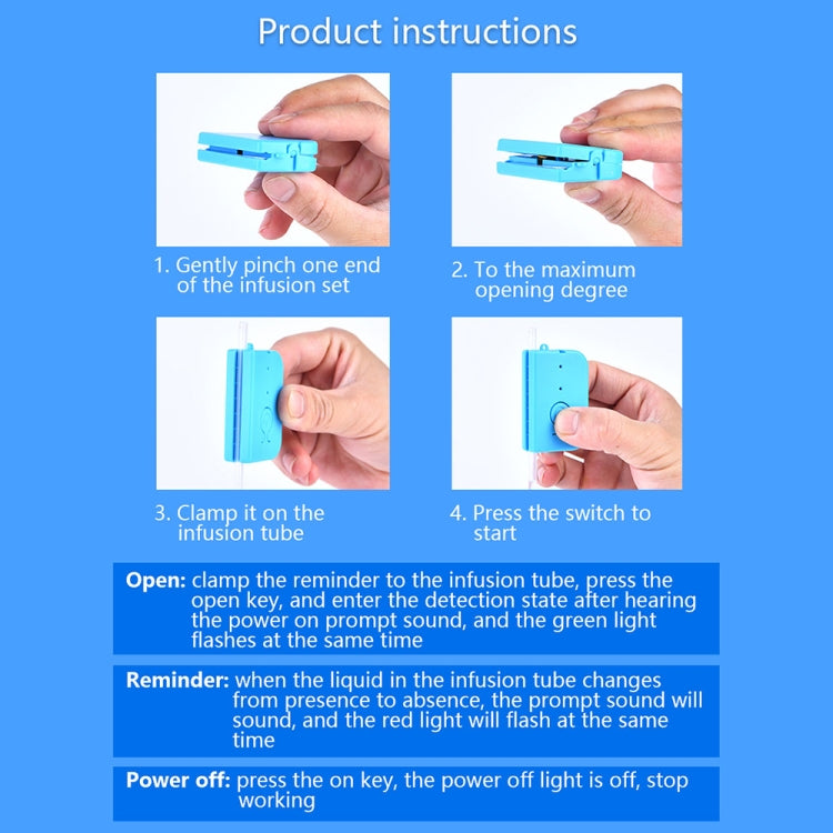 5 PCS BJYSY-001 Infusion Reminder Alarm Sensor Monitor Hospital Security(Purple) - Others Alarm by PMc TechLife | Online Shopping South Africa | PMc TechLife | Buy Now Pay Later Mobicred