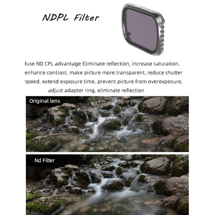 JSR KS ND16PL Lens Filter for DJI Air 2S, Aluminum Frame - Lens Filter by JSR | Online Shopping South Africa | PMC TechLife | Buy Now Pay Later Mobicred