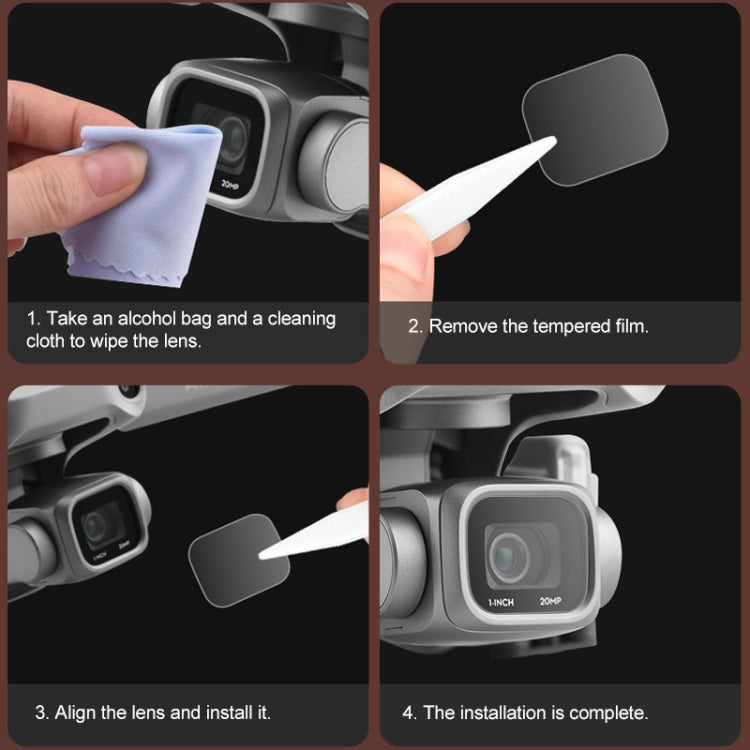 For DJI Mavic mini Explosion-proof Tempered Glass Drone Lens Film - Other by PMC TechLife | Online Shopping South Africa | PMC TechLife | Buy Now Pay Later Mobicred