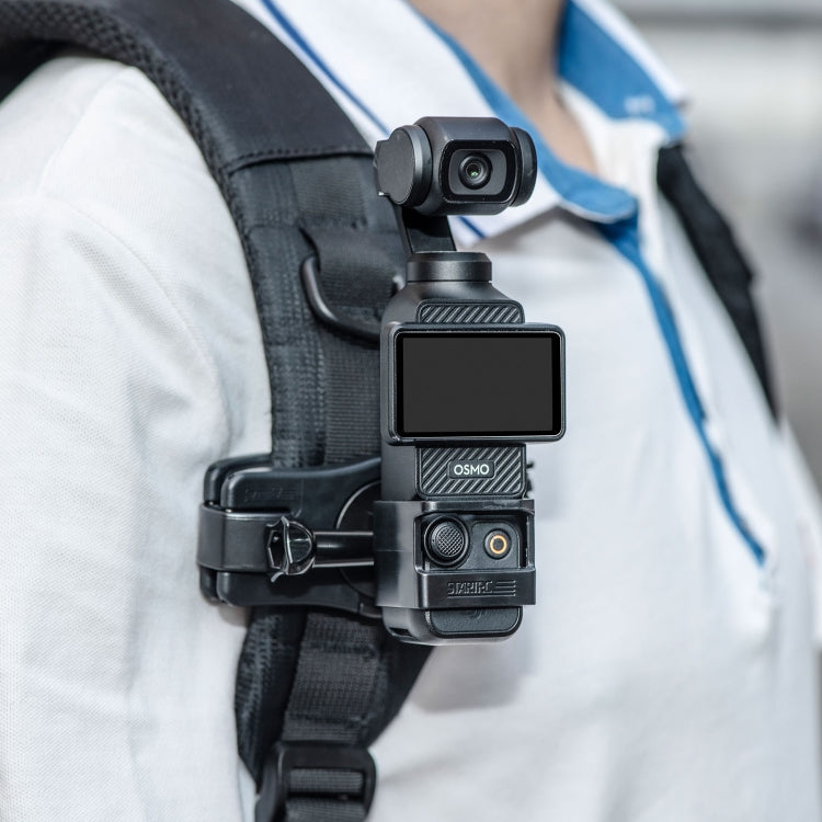 For DJI OSMO Pocket 3 STARTRC Expansion Bracket Fixed Plastic Frame (Black) - Mount & Holder by STARTRC | Online Shopping South Africa | PMC TechLife | Buy Now Pay Later Mobicred