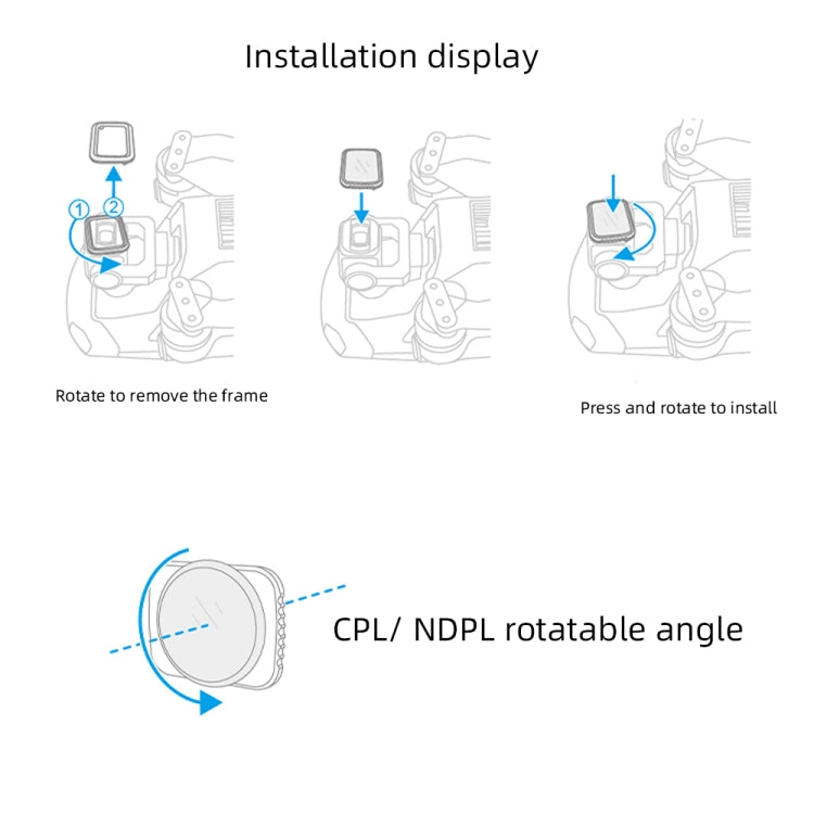 JSR Drone 4 in 1 UV+CPL+ND8+ND16+ND32+ND64 Lens Filter for DJI MAVIC Air 2 - free shipping - PMC TechLife - Order now!