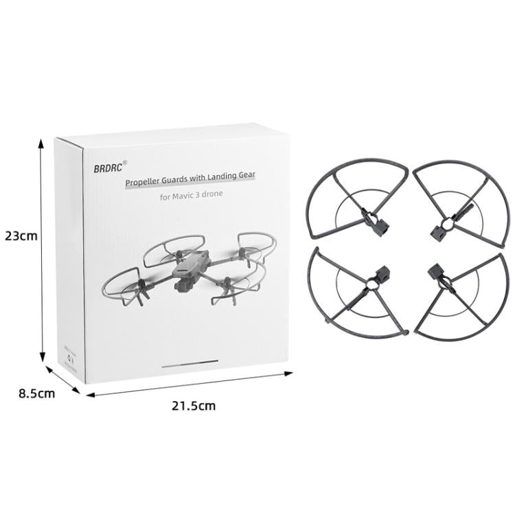 For DJI Mavic 3 / 3 Pro BRDRC Drone Propeller Protective Guard Anti-collision Ring (Grey) - free shipping - PMC TechLife - Order now!