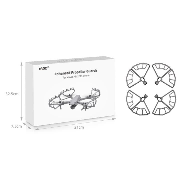 For DJI Air 2S / Mavic Air 2 BRDRC Drone Propeller Protective Guard Anti-collision Ring (Grey) - free shipping - PMC TechLife - Order now!