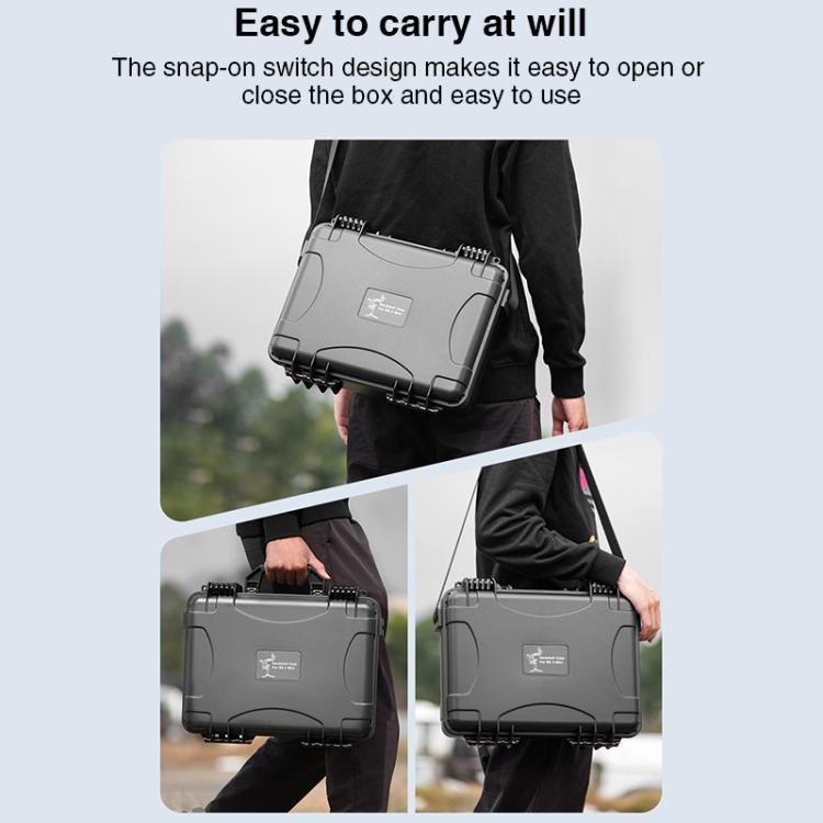 For DJI RS 4 Mini STARTRC PP Waterproof Shockproof Suitcase Portable Storage Box (Black) - free shipping - PMC TechLife - Order now!