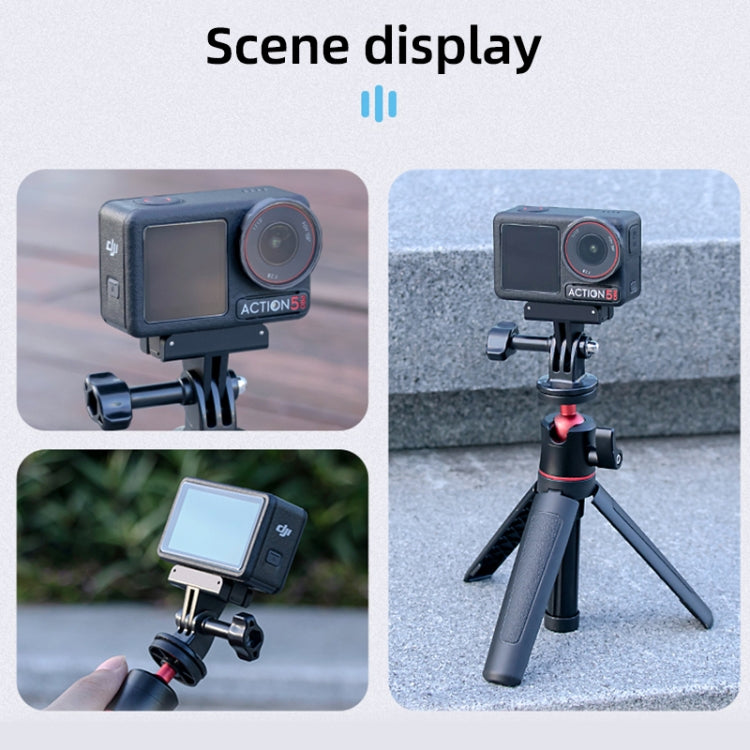 For DJI Osmo Action 5 Pro / 4 / 3 Magnetic Quick Release Base Mount Adapter (Black) - free shipping - PMC TechLife - Order now!