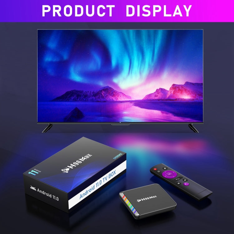 H96 Max W2 4K Ultra HD Android 11.0 Smart TV Box with Remote Control, Amlogic S905W2 Quad-Core, 4GB+64GB(US Plug) - Amlogic S905 by PMC TechLife | Online Shopping South Africa | PMC TechLife | Buy Now Pay Later Mobicred