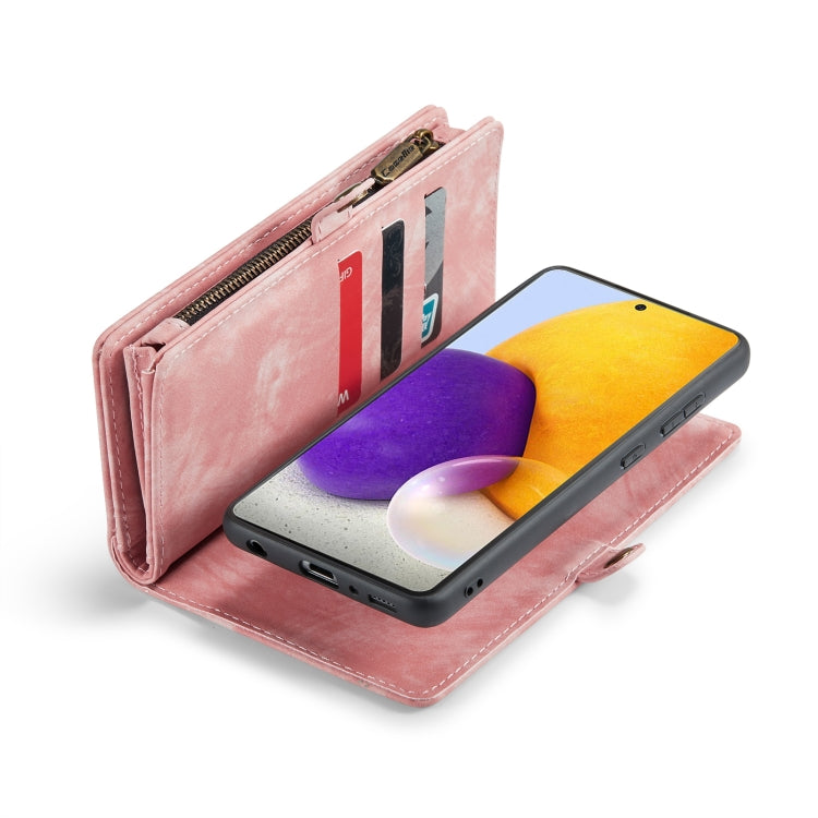 CaseMe-008 For Samaung Galaxy A30S/A50S/A50 Detachable Multifunctional Flip Leather Case (Pink) - free shipping - PMC Jewellery - Order now!