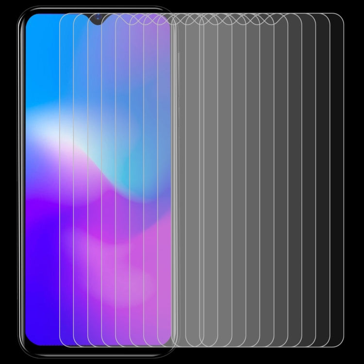 For Blackview A60 Pro 10 PCS 0.26mm 9H 2.5D Tempered Glass Film - For Blackview by PMC TechLife | Online Shopping South Africa | PMC TechLife