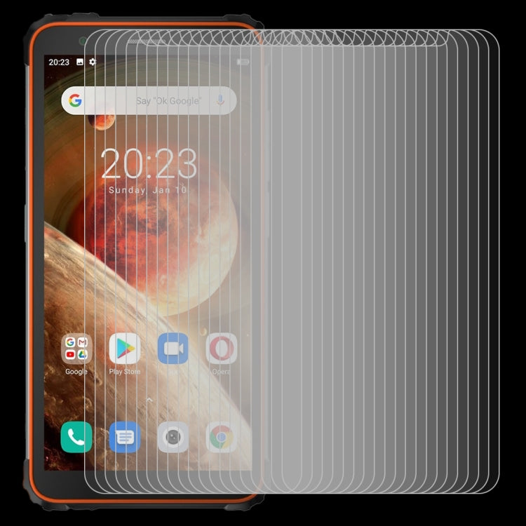 For Blackview BV6600 50 PCS 0.26mm 9H Surface Hardness 2.5D Explosion-proof Tempered Glass Non-full Screen Film - Others by PMC TechLife | Online Shopping South Africa | PMC TechLife