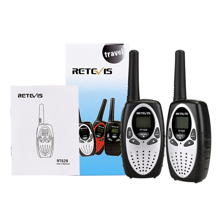 1 Pair RETEVIS RT628 0.5W US Frequency 462.550-467.7125MHz 22CHS Handheld Children Walkie Talkie(White) - free shipping - PMC Jewellery - Order now!