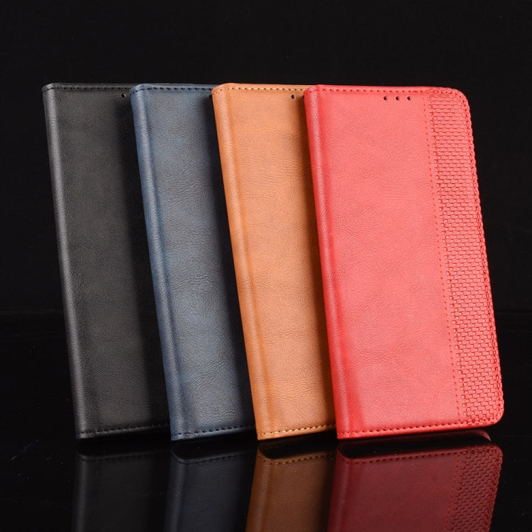 For Ulefone Note 11P Magnetic Buckle Retro Crazy Horse Texture Horizontal Flip Leather Case with Holder & Card Slots & Photo Frame(Red) - Ulefone Cases by PMC Jewellery | Online Shopping South Africa | PMC Jewellery | Buy Now Pay Later Mobicred