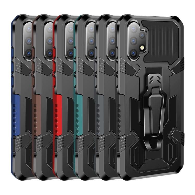 For OPPO A54 4G Armor Warrior Shockproof PC + TPU Protective Case(Grey) - OPPO Cases by PMC TechLife | Online Shopping South Africa | PMC TechLife