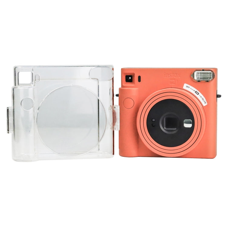 Clear Crystal Camera Bag with Shoulder Strap for Fujifilm Instax Square SQ1 - free shipping - PMC TechLife - Order now!