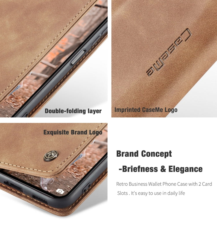For Xiaomi Mi 11 Lite CaseMe 013 Multifunctional Horizontal Flip Leather Case, with Card Slot & Holder & Wallet(Brown) - free shipping - PMC Jewellery - Order now!