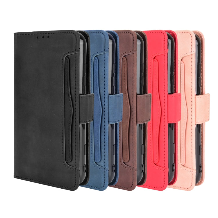 For Blackview A70 (2021) Skin Feel Calf Pattern Horizontal Flip Leather Case with Holder & Card Slots & Photo Frame(Red) - More Brand by PMC TechLife | Online Shopping South Africa | PMC TechLife