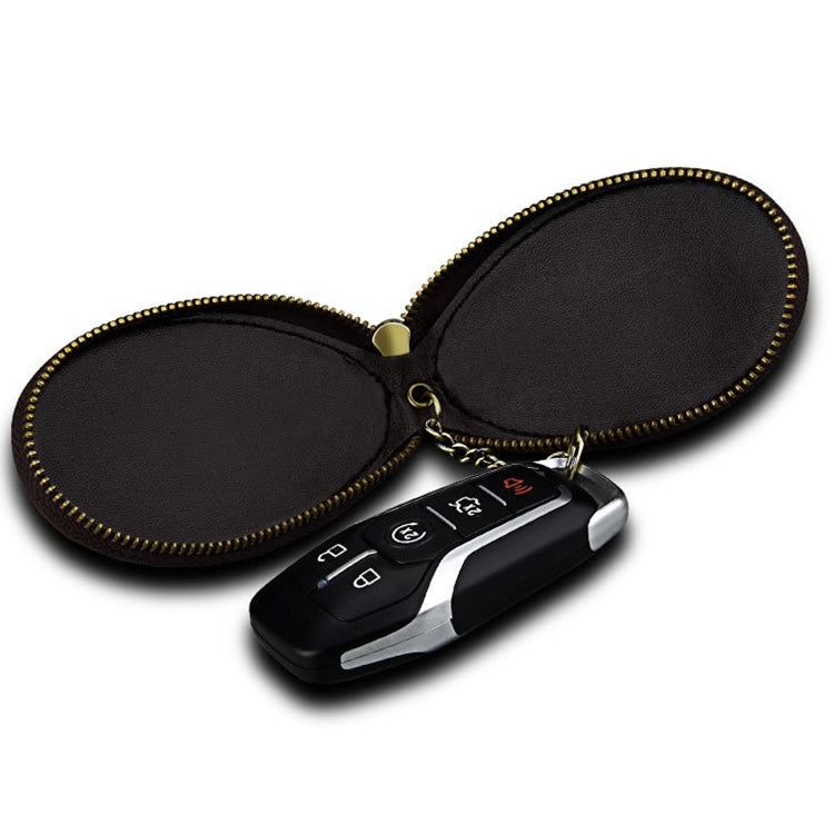 Vintage Leather Hanging Waist Universal Car Key Case(Coffee) - Car Key Cases by PMC TechLife | Online Shopping South Africa | PMC TechLife | Buy Now Pay Later Mobicred