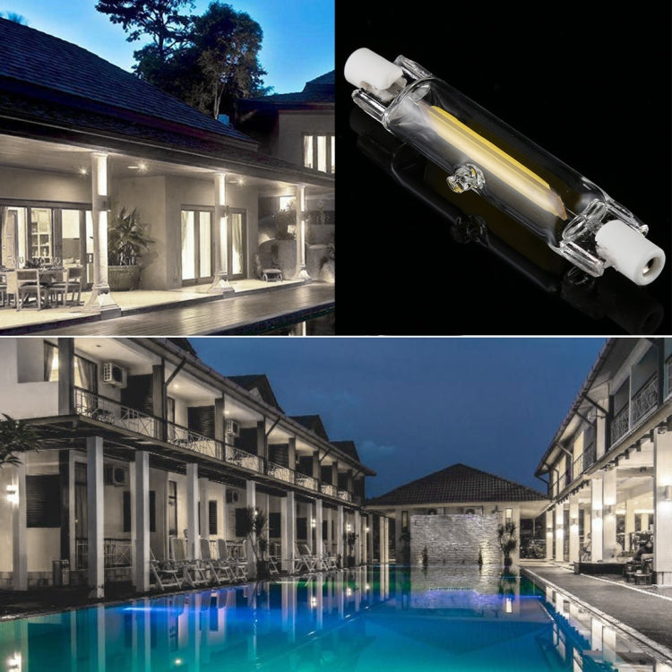 R7S 3W 350LM 78mm COB LED Bulb Glass Tube Replacement Halogen Lamp Spot Light, White Light - LED Blubs & Tubes by PMc TechLife | Online Shopping South Africa | PMc TechLife | Buy Now Pay Later Mobicred