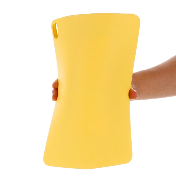 Solid Color Liquid Silicone Shockpoof Tablet Case For iPad Air 11 2024 / Air 2022 / 2020 10.9(Yellow) - iPad Air (2022) / (2020) 10.9 Cases by PMC TechLife | Online Shopping South Africa | PMC TechLife | Buy Now Pay Later Mobicred