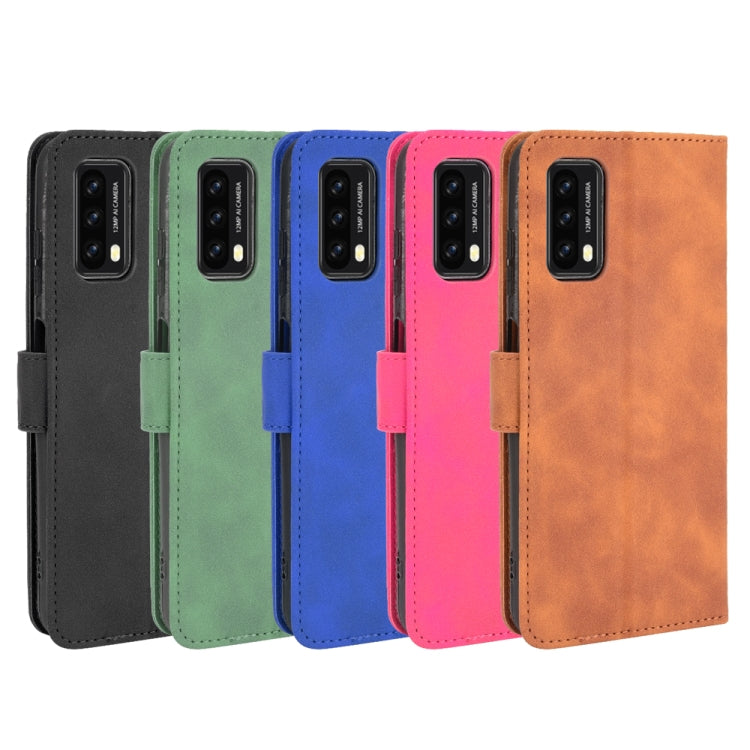 For Blackview A90 Solid Color Skin Feel Magnetic Buckle Horizontal Flip Calf Texture PU Leather Case with Holder & Card Slots & Wallet(Blue) - More Brand by PMC TechLife | Online Shopping South Africa | PMC TechLife | Buy Now Pay Later Mobicred