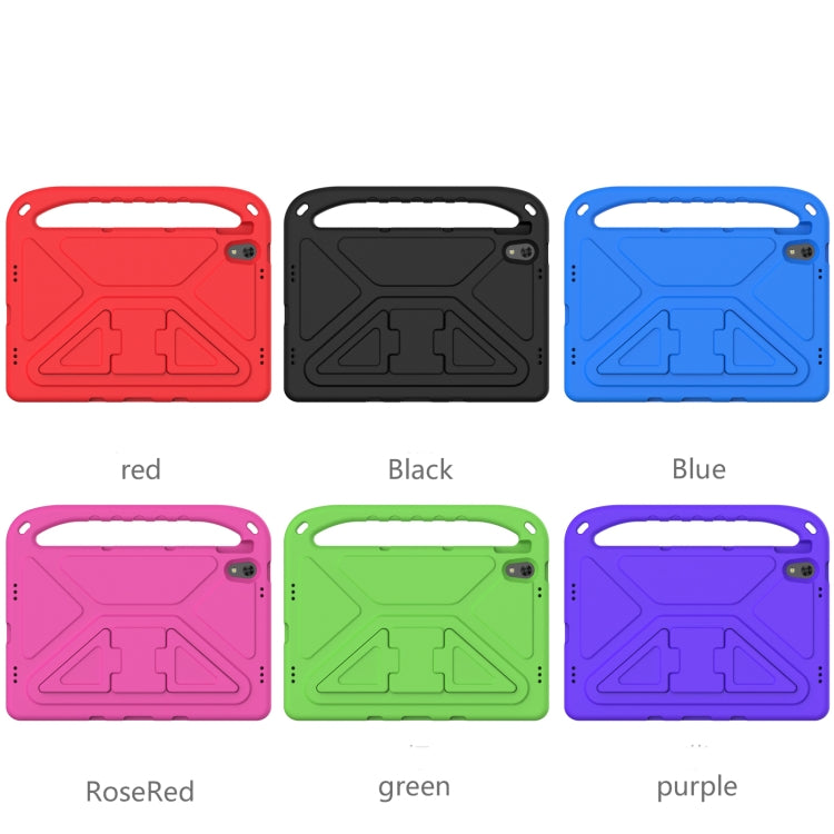 For Lenovo Tab P11 TB-J606F / Tab P11 Plus TB-J607F Portable Handle EVA Shockproof Anti Falling Protective Case with Triangle Holder(Blue) - Lenovo by PMC TechLife | Online Shopping South Africa | PMC TechLife | Buy Now Pay Later Mobicred