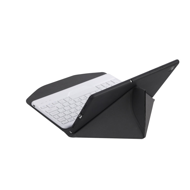 BM13 Diamond Texture Detachable Bluetooth Keyboard Leather Tablet Case with Pen Slot & Triangular Back Support For Lenovo Pad Pro 11.5 inch 2021 TB-J716F / Tab P11 Pro 11.5 inch TB-J706F(Black White) - Lenovo Keyboard by PMC TechLife | Online Shopping South Africa | PMC TechLife