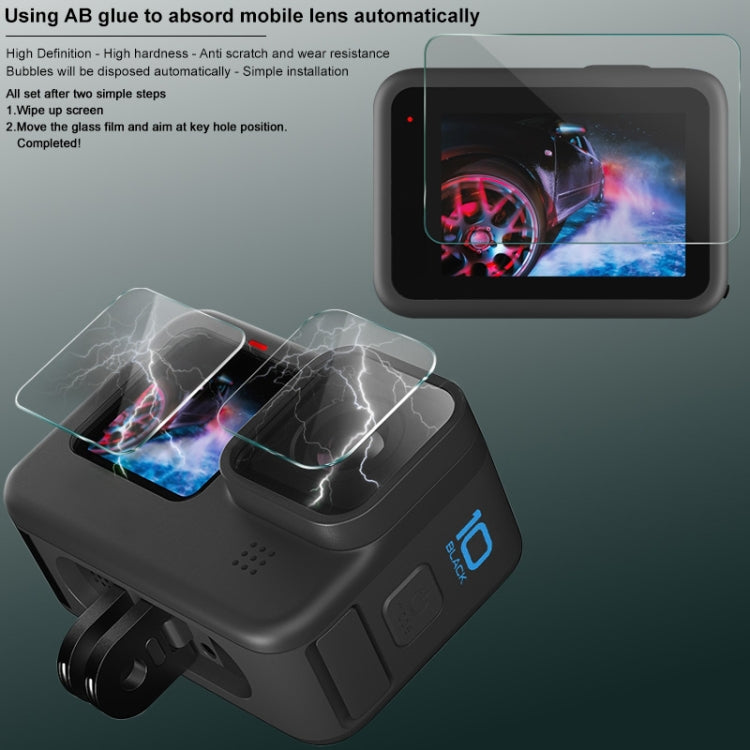 For GoPro HERO10 Black IMAK 3 in 1 Camera Lens and Screen Tempered Glass Film - Protective Film by imak | Online Shopping South Africa | PMC TechLife | Buy Now Pay Later Mobicred