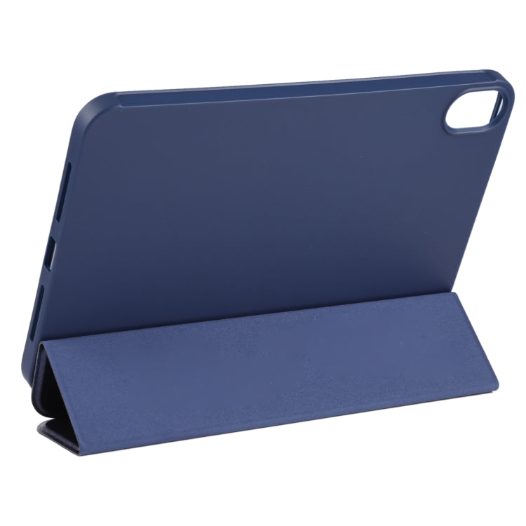 For iPad mini 2024 / mini 6 GEBEI Shockproof Horizontal Flip Tablet Case with Three-folding Holder(Royal Blue) - free shipping - PMC TechLife - Order now!