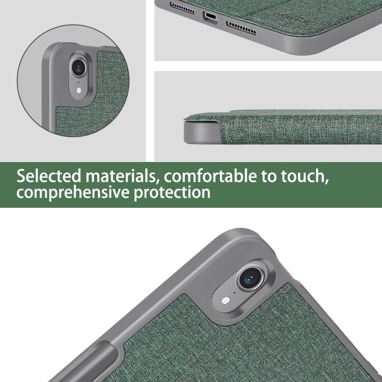 For iPad mini 6 / mini 2024 Mutural Multi-fold Smart Leather Tablet Case(Black) - free shipping - PMC TechLife - Order now!