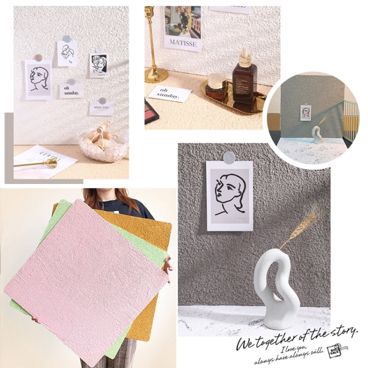 80 x 60cm PVC Backdrop Board Coarse Sand Texture Cement Photography Backdrop Board(Pink) - Brick Wall by PMC TechLife | Online Shopping South Africa | PMC TechLife | Buy Now Pay Later Mobicred